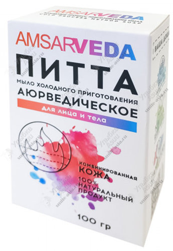 Купить Мыло для комбинированной кожи Питта Amsarveda с доставкой по России
