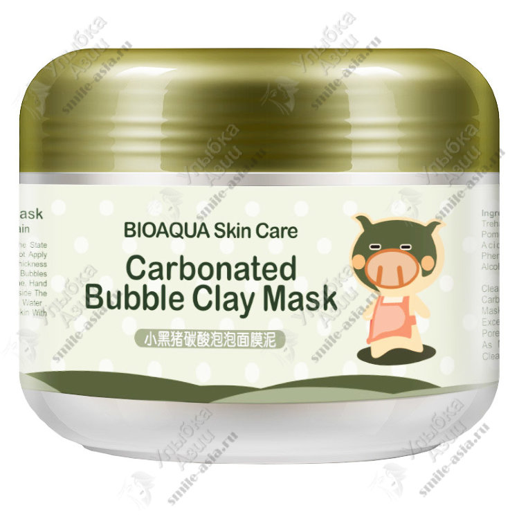 Купить Пузырьковая очищающая маска Bioaqua Carbonated Bubble Clay Mask с доставкой по России