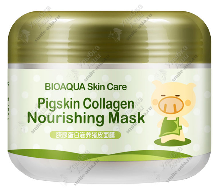 Купить Ночная маска Pigskin Collagen Nourishing Mask Bioaqua с доставкой по России