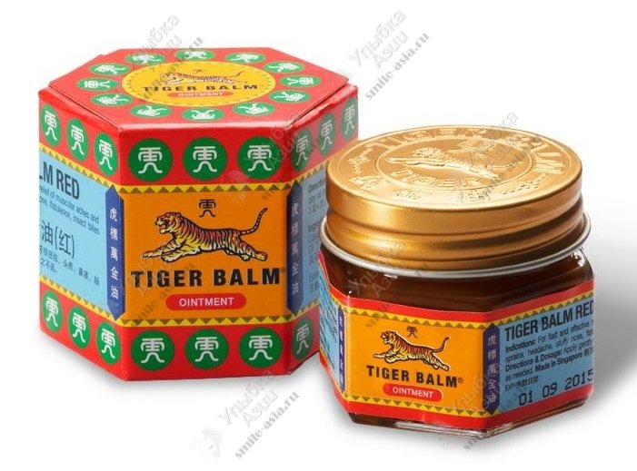 Купить Бальзам «Красный тигр» Tiger Balm Red Ointment с доставкой по России