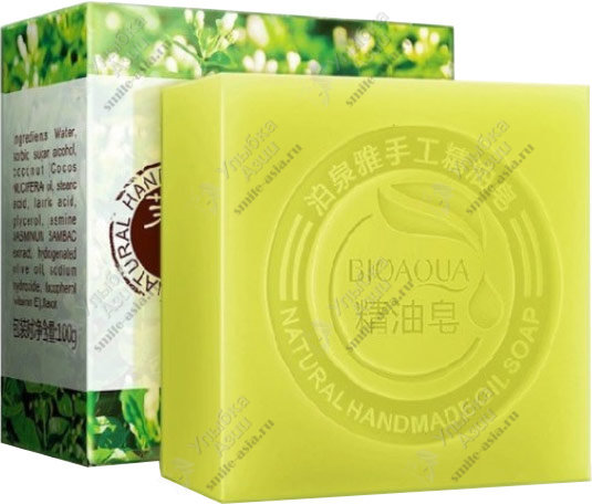 Купить Натуральное мыло ручной работы с жасмином BIOAQUA  с доставкой по России