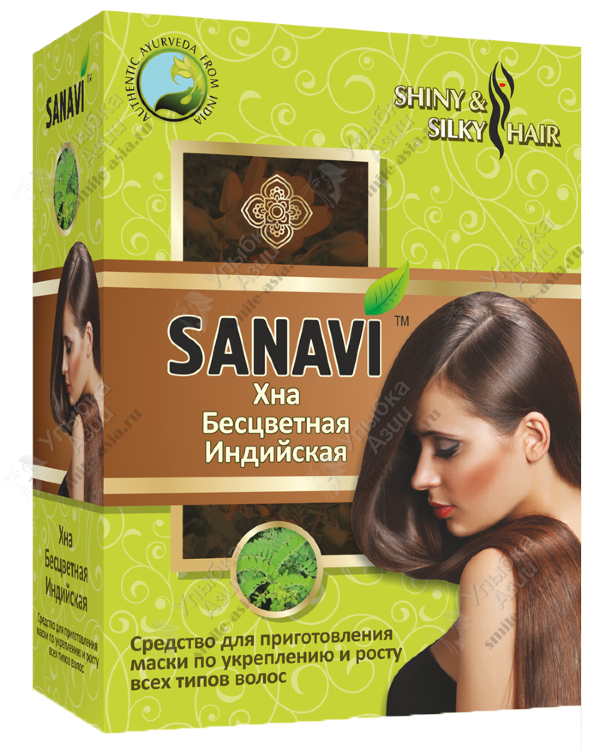 Купить Хна бесцветная для волос Sanavi с доставкой по России