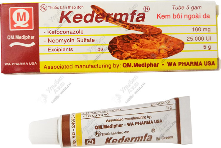 Купить Противогрибковая мазь Kedermfa (Вьетнам) с доставкой по России