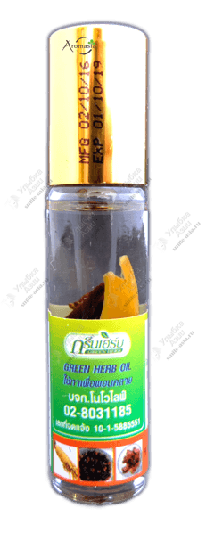 Купить Тайский масляный ингалятор Green Herb Oil с доставкой по России