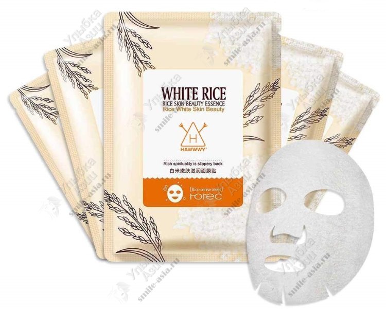 Купить Тканевая маска с экстрактом красного риса Rorec с доставкой по России