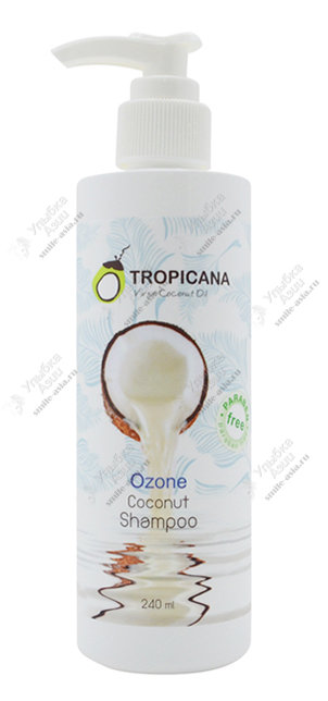 Купить Кокосовый шампунь без парабенов Tropicana Ozone с доставкой по России