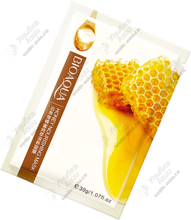 Купить Тканевая маска для лица с медом BioAqua Honey с доставкой по России