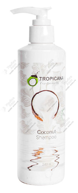 Купить Кокосовый шампунь без парабенов Tropicana Coconout с доставкой по России