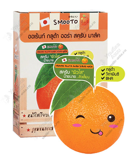 Купить Обновляющая апельсиновая маска-скраб Smooto с доставкой по России