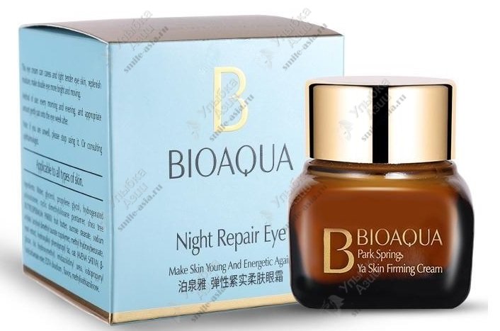 Купить Ночной антивозрастной крем для век Bioaqua с доставкой по России
