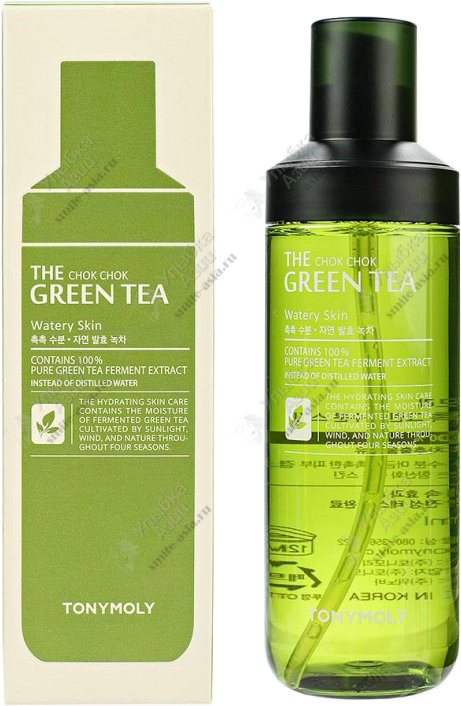 Купить Увлажняющий тоник Chok Chok Green Tea Watery Skin Tony Moly с доставкой по России