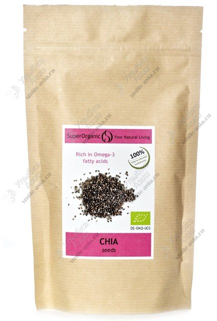 Купить Семена Чиа органические Super Organic с доставкой по России