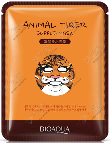Купить Тканевая маска для лица «Тигр» от BioAqua с доставкой по России