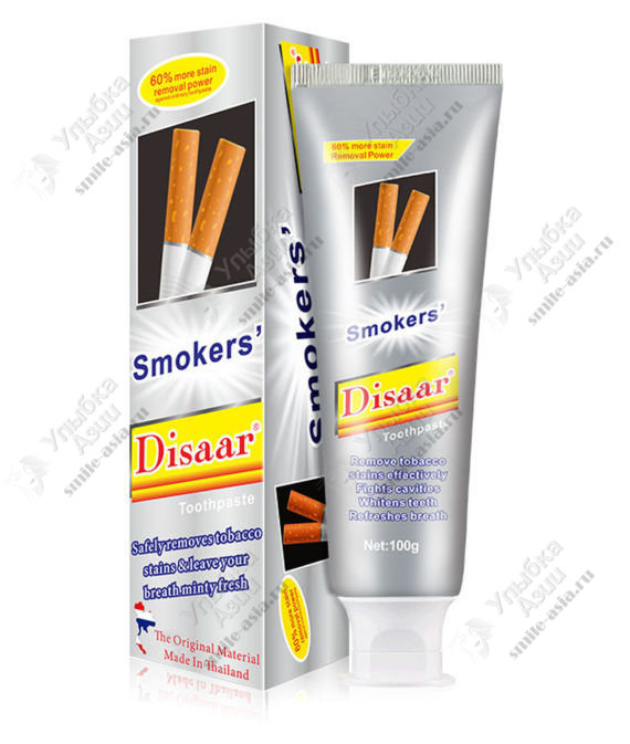 Купить Отбеливающая зубная паста для курящих Disaar с доставкой по России